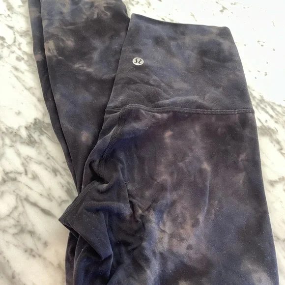 Lululemon Align 25” Pant - Diamond Dye Graphite Grey Bronze Green - Picture 5 of 6